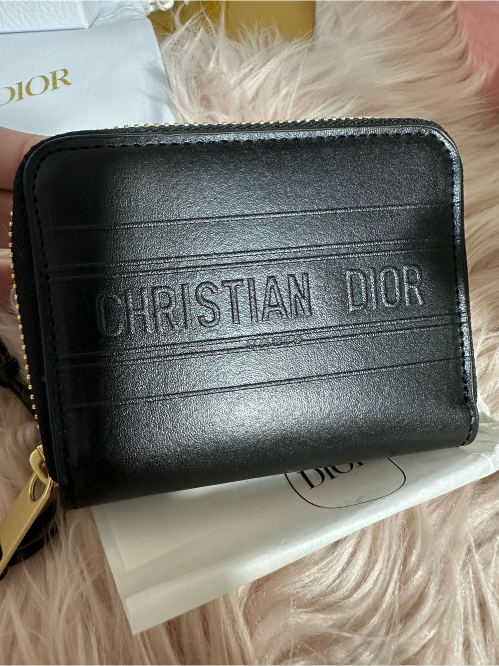 GWP CD Black Zip compact Card Wallet - Picture 2 of 4